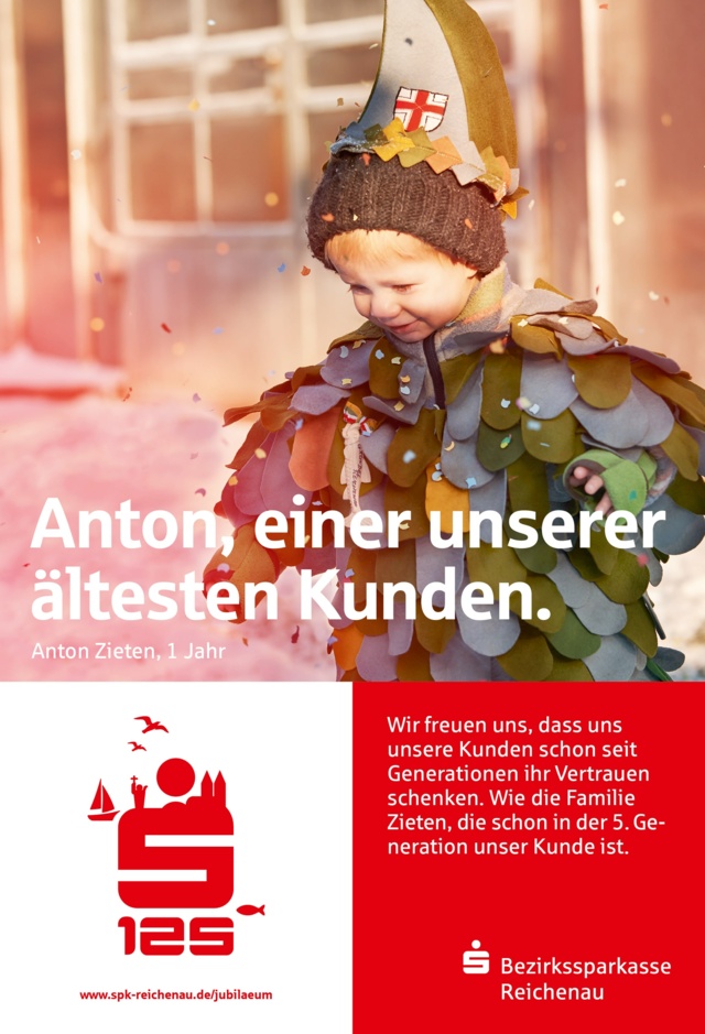 Kampagne für die Bezirkssparkasse Reichenau