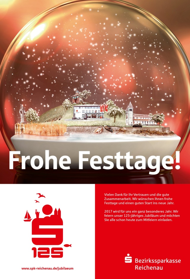 Kampagne für die Bezirkssparkasse Reichenau