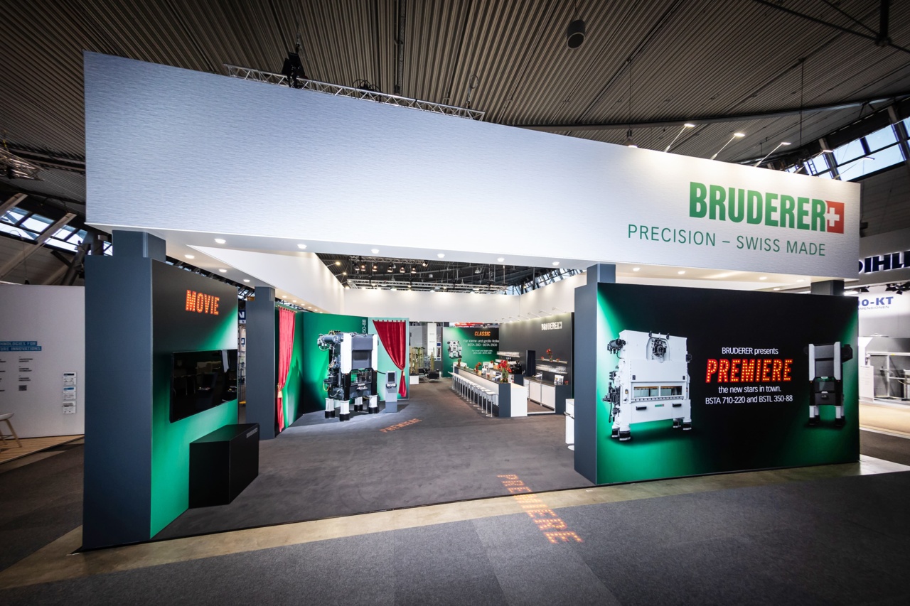 BRUDERER AG Messestand auf der Blechexpo in Stuttgart 2023