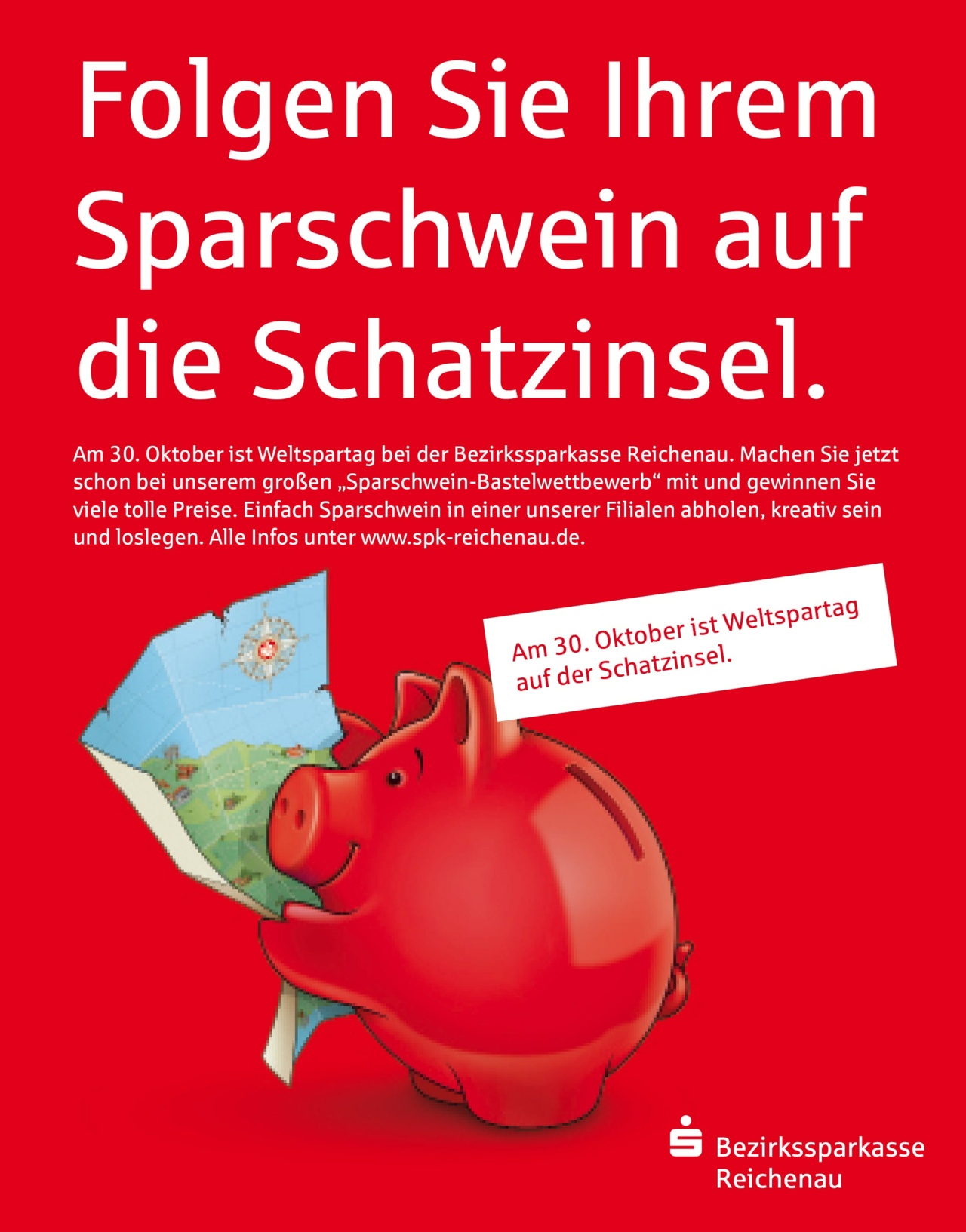 Kampagne für die Bezirkssparkasse Reichenau